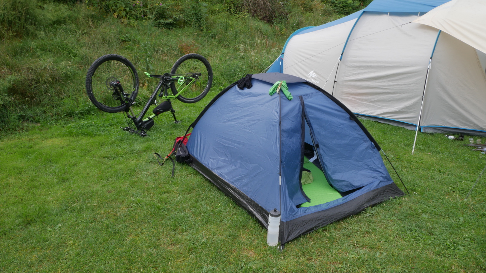 Zelten auf dem Campingplatz